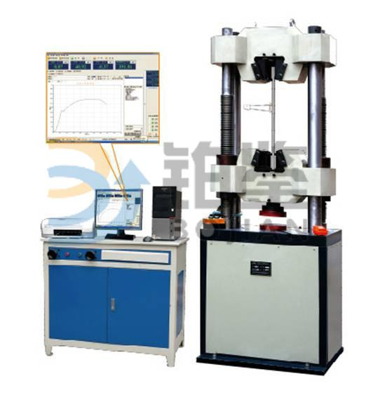Type B computer screen display hydraulic universal testing machine. Type B computer screen display hydraulic universal testing machine.