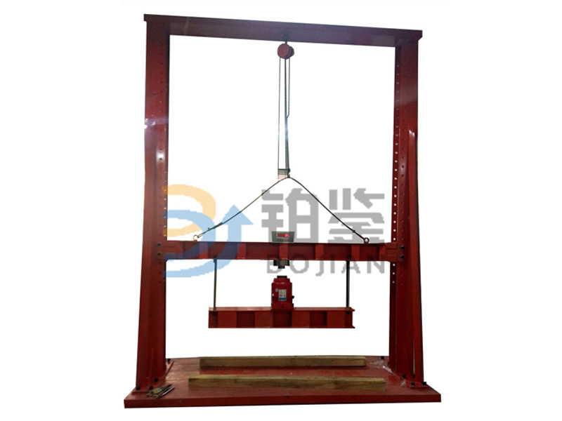 External pressure test device for concrete drain pipe. External pressure test device for concrete drain pipe.