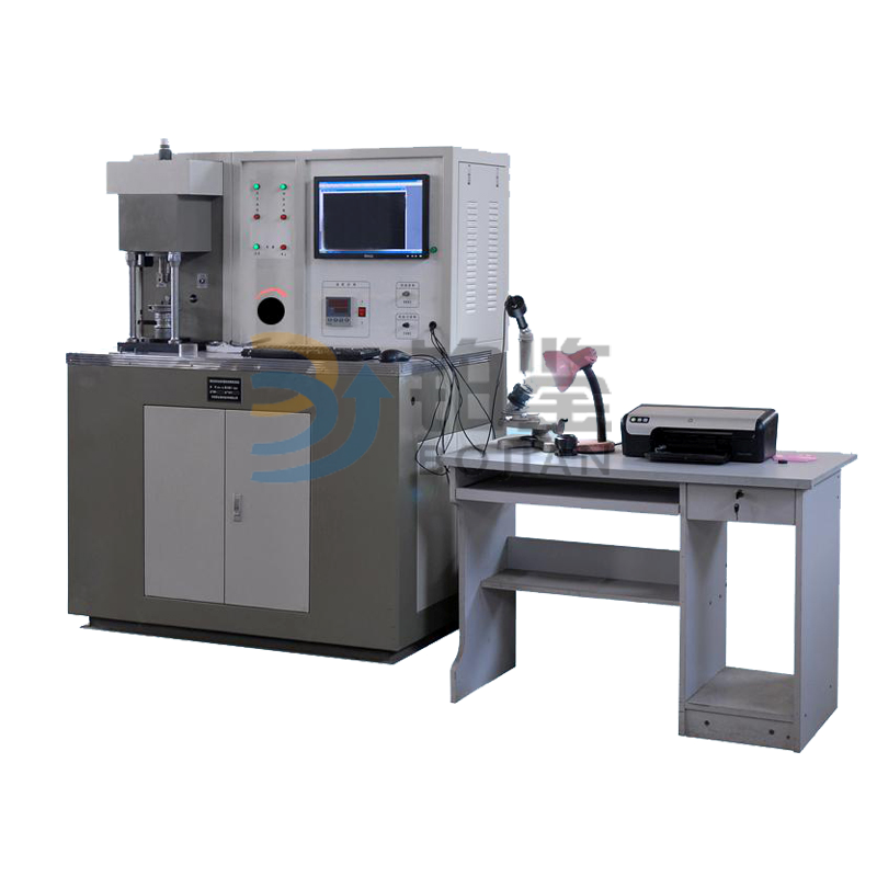 Microcomputer control four ball friction testing machine. Microcomputer control four ball friction testing machine.