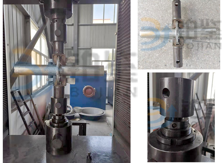 連接盤抗拉試驗現(xiàn)場調試圖 連接盤抗拉試驗現(xiàn)場調試圖